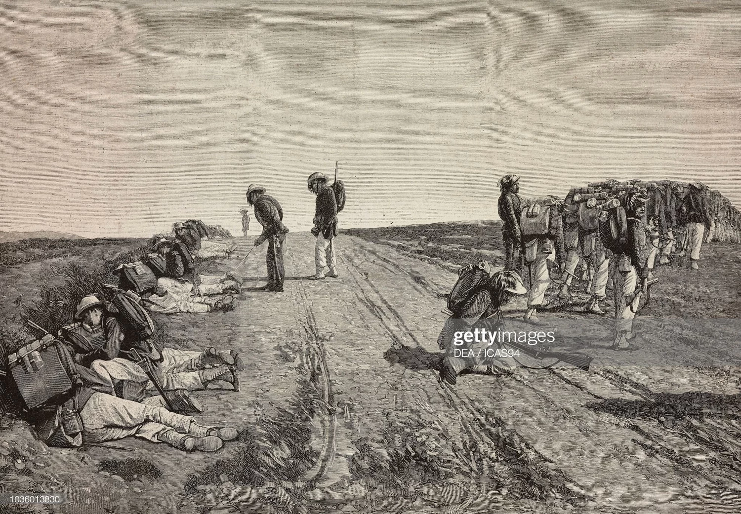 Al campo, Bersaglieri durante le esercitazioni